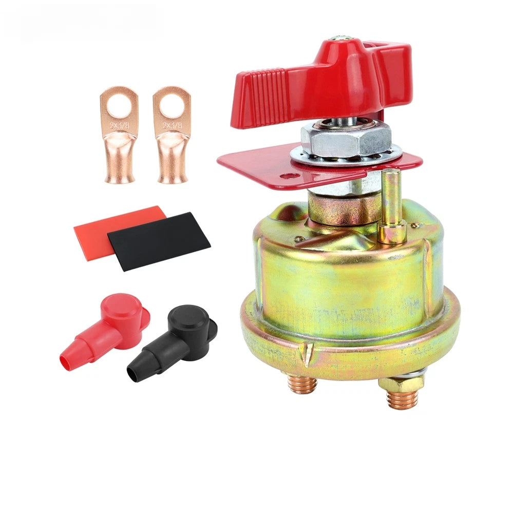 High Current Battery Disconnect Switch Kit for RVs, Boats, Yachts