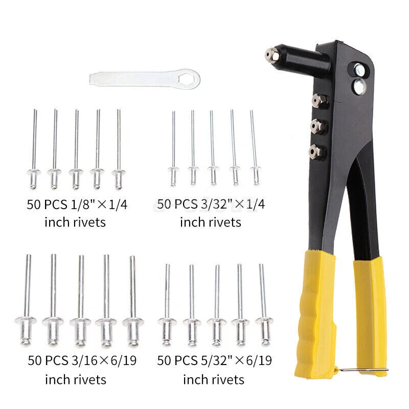 Riveter Set for Heavy Duty Applications (200 Pcs)