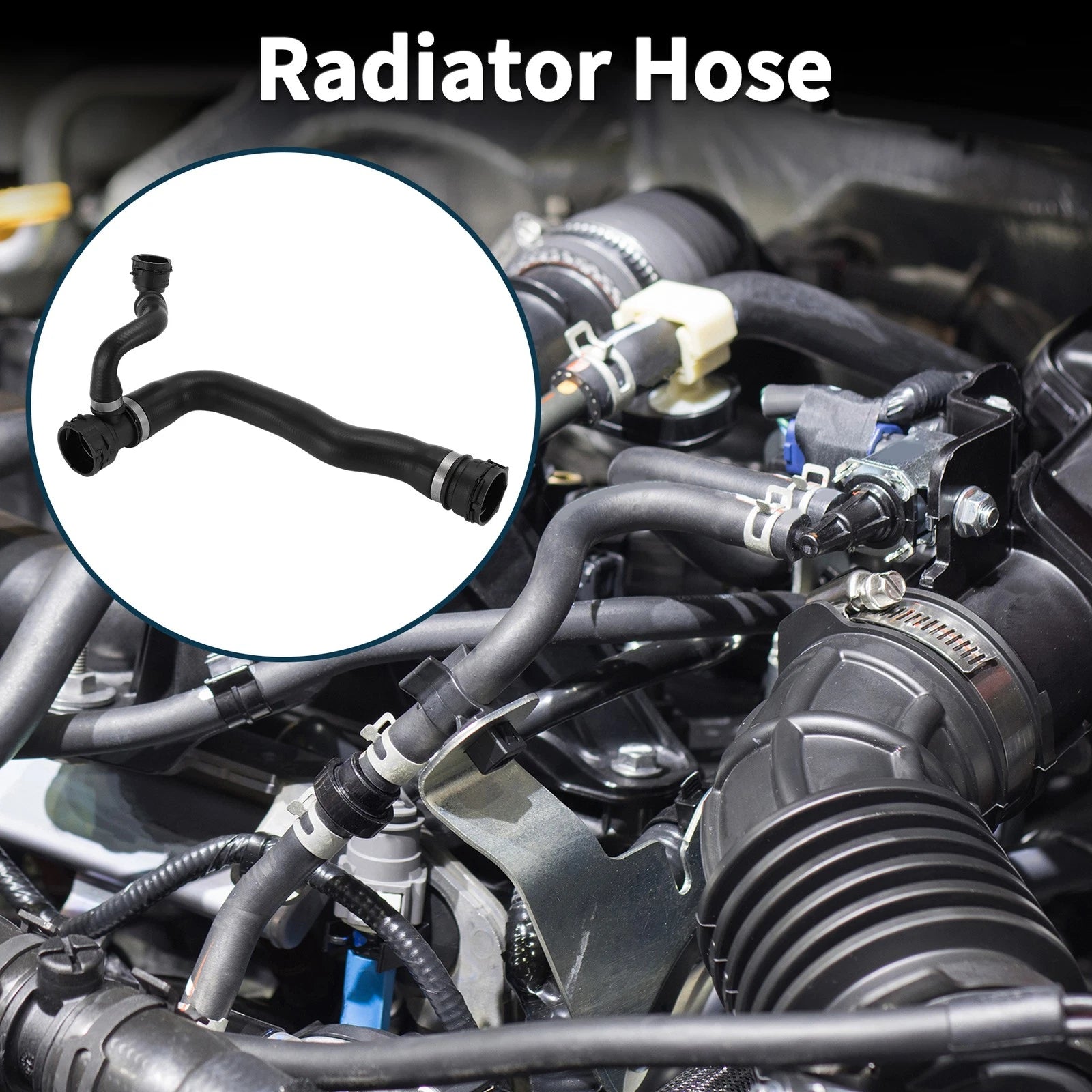 Radiator Hose Upper Replacement for BMW 525i (2004–2005)