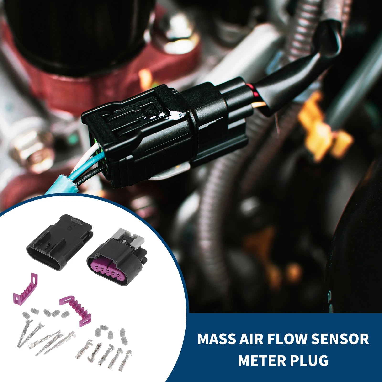 5 Pins Mass Air Flow Sensor Meter Plug for Chevy
