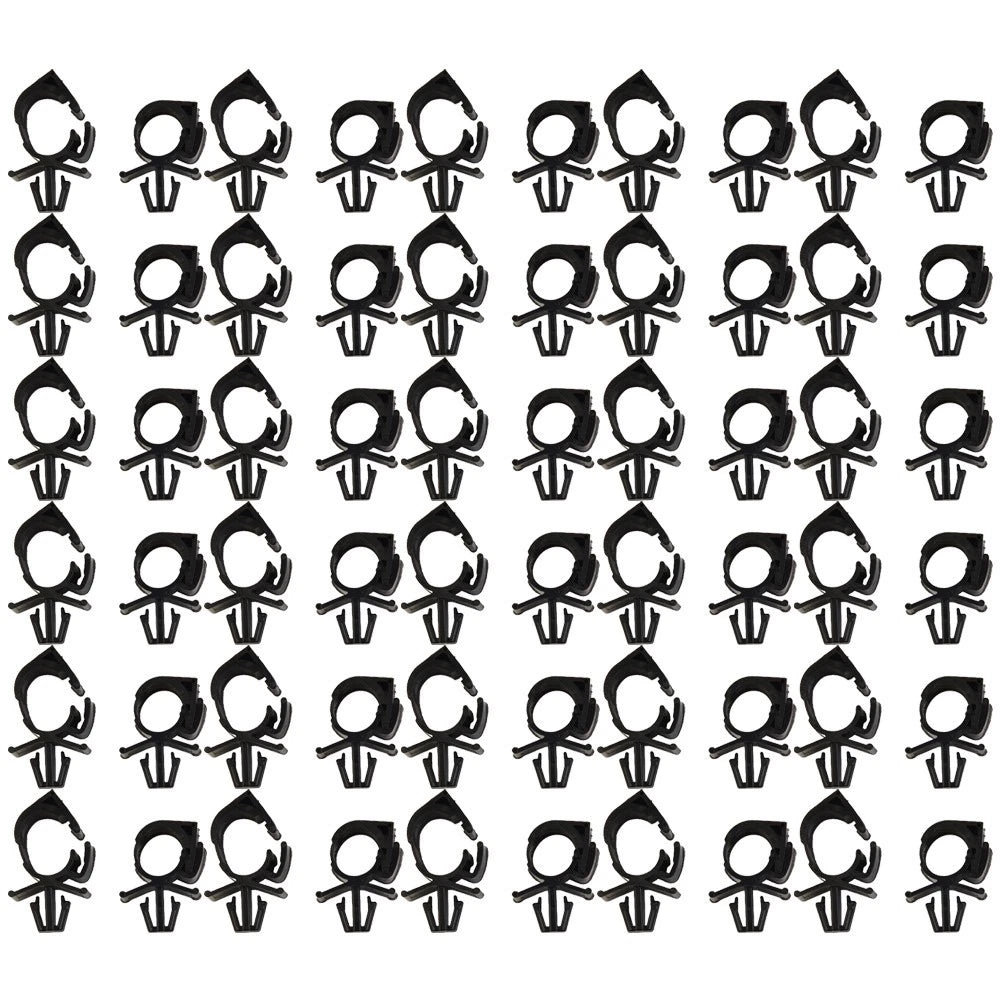 Set of 100 Car Wiring Harness Fasteners, Auto Wire Cable Clips