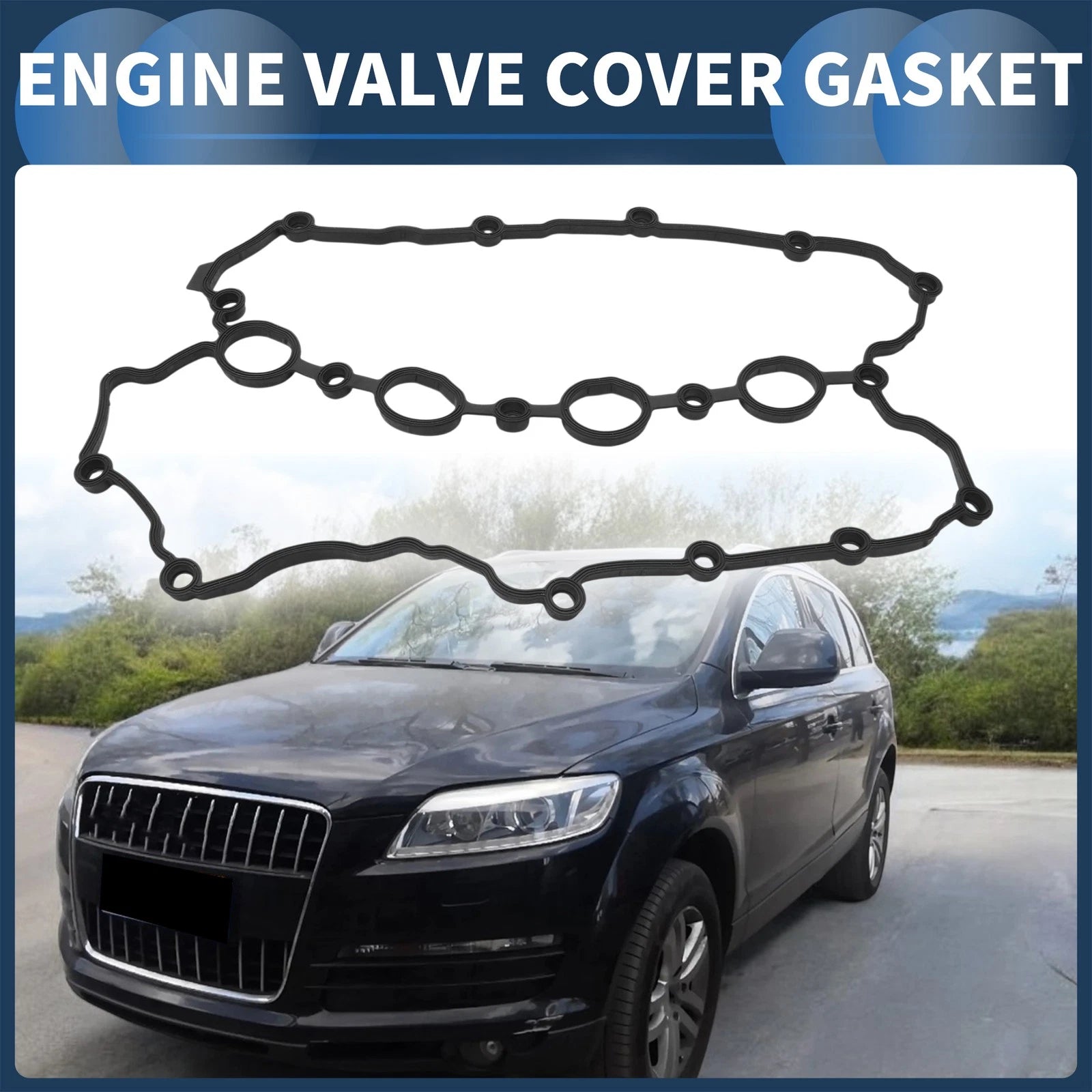 Valve Cover Gasket Set Replacement for Audi Q7 (2006–2010) 1 Piece