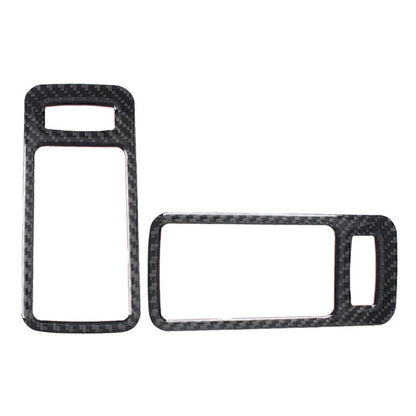 2Pcs Carbon Fiber Interior Door Handle Bowl Trim for Ford Mustang (2009–2013)