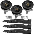 Deck Spindle and Blade Replacement for Troy-Bilt GT 2554 GTX 2654 (2014–2016)