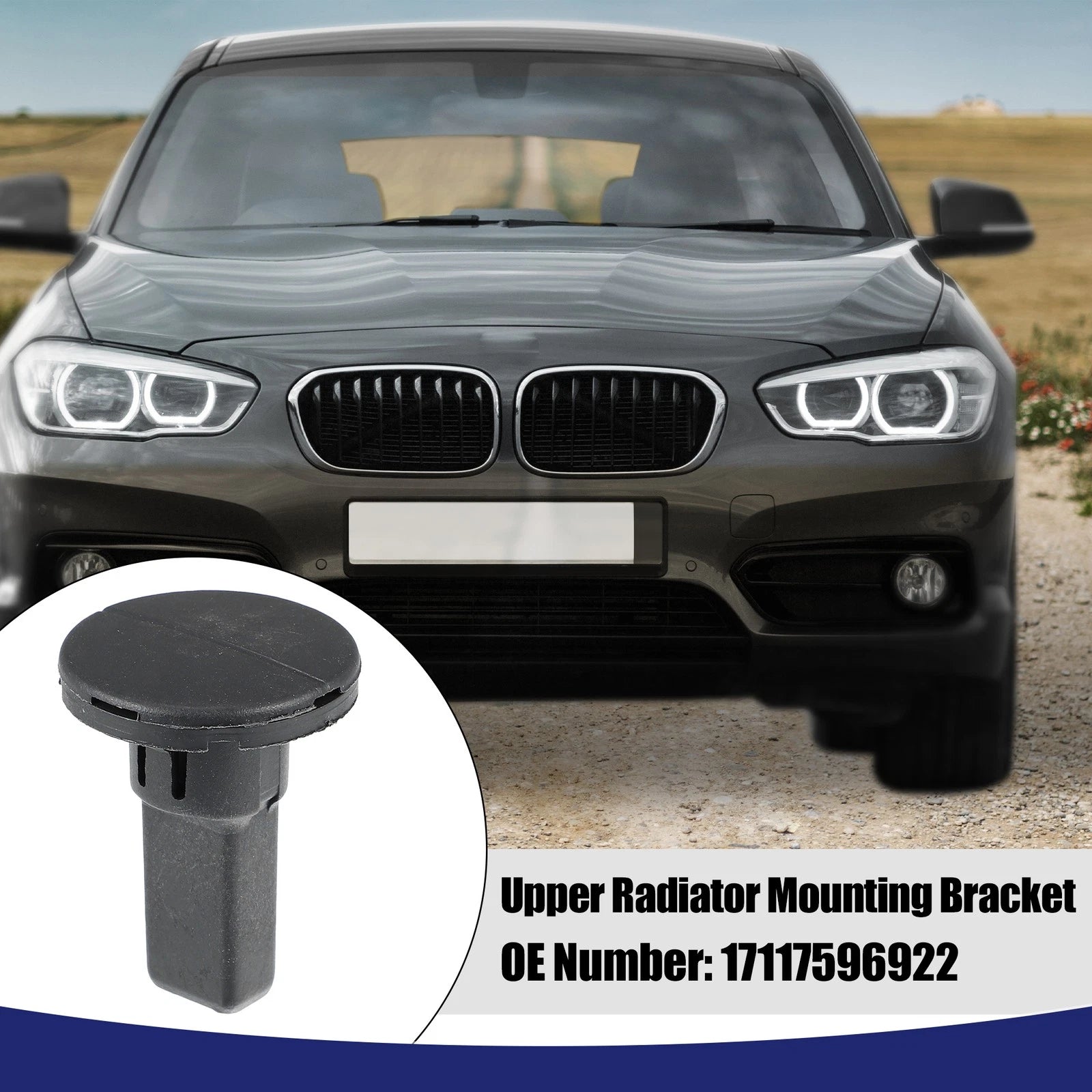 Upper Radiator Mount Bushing Bracket Replacement for BMW 5 Series (2004–2010)