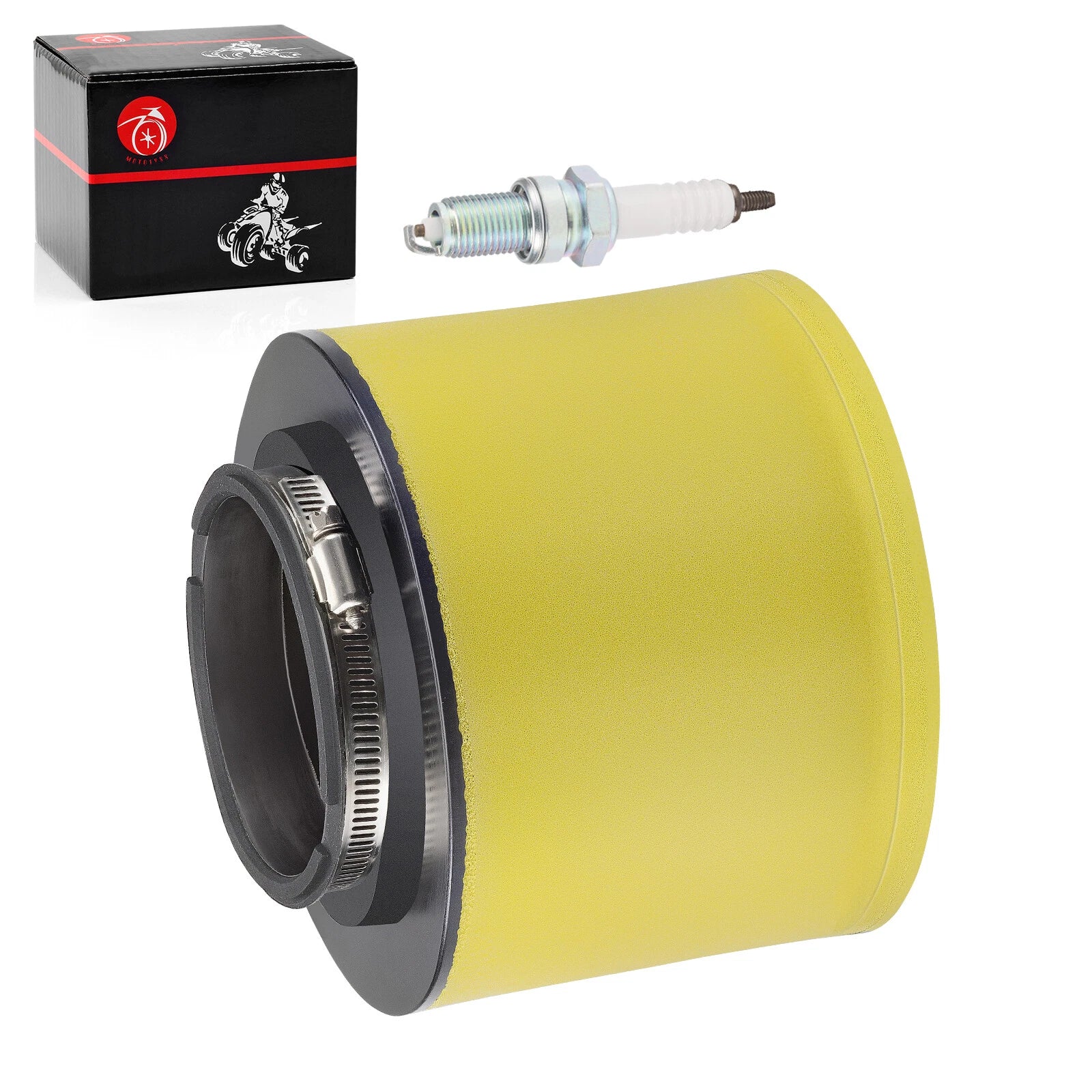Air Filter Element and Spark Plug for Honda TR200 Fat Cat (1986–1987)
