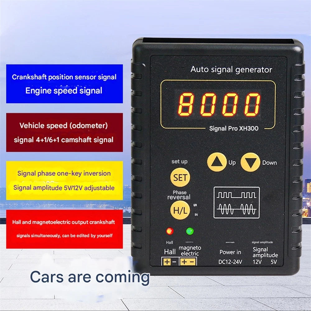 Sensor Simulator Tester for Automotive Signal Generation (2-8000Hz)
