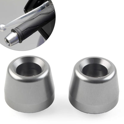 2X Handlebar Grips Bar End Slider Cap for Yamaha YZF-R1 (2015–2023) Titanium