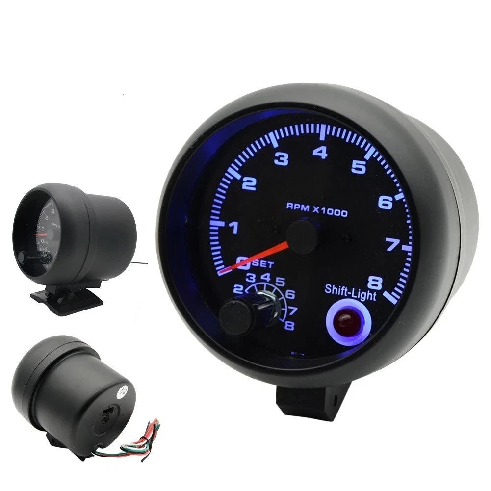 12V Car Tachometer Gauge for Engine Speed (Fits 468 Cylinder)