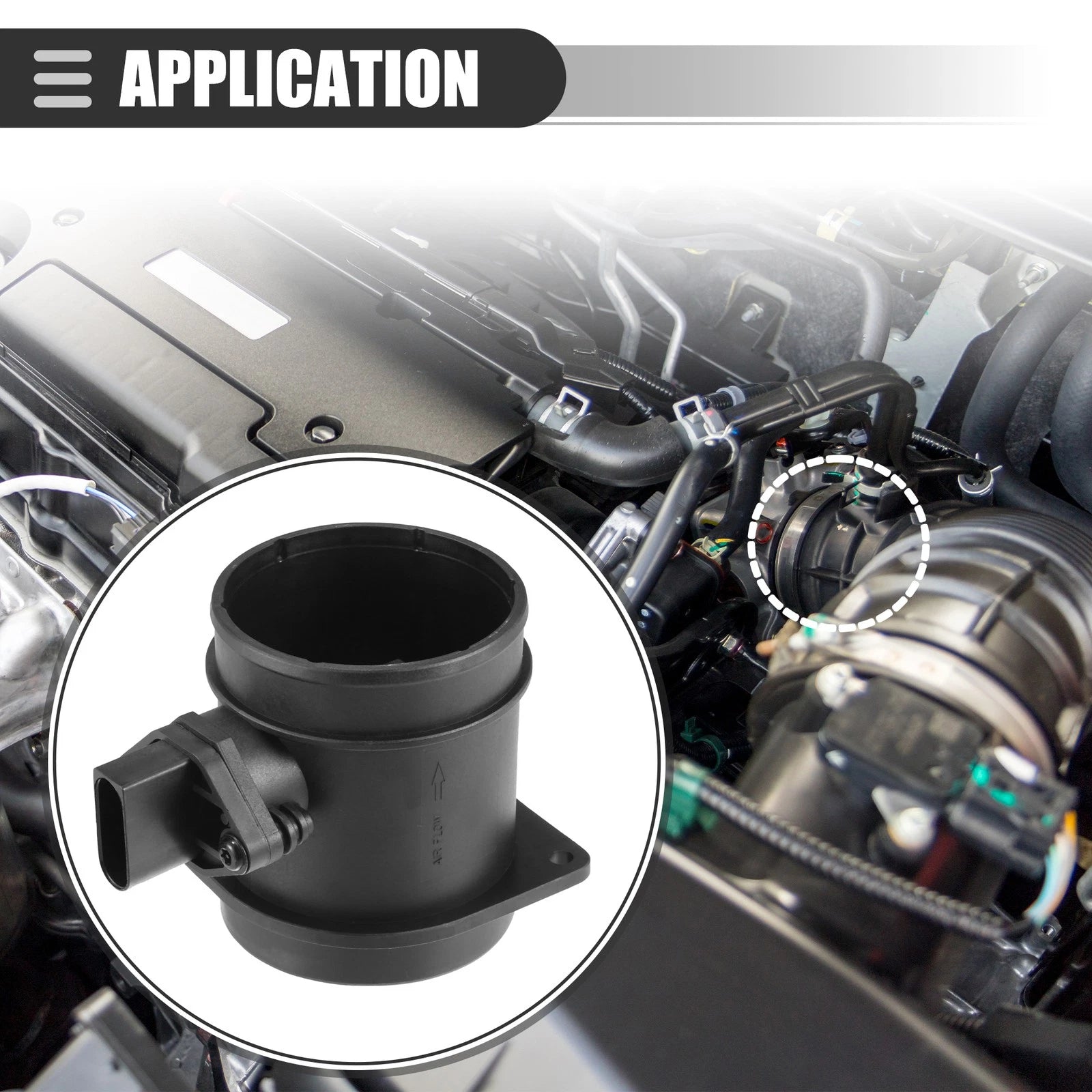 Air Flow Sensor Meter Replacement for Volkswagen Audi A3 (2006–2009)