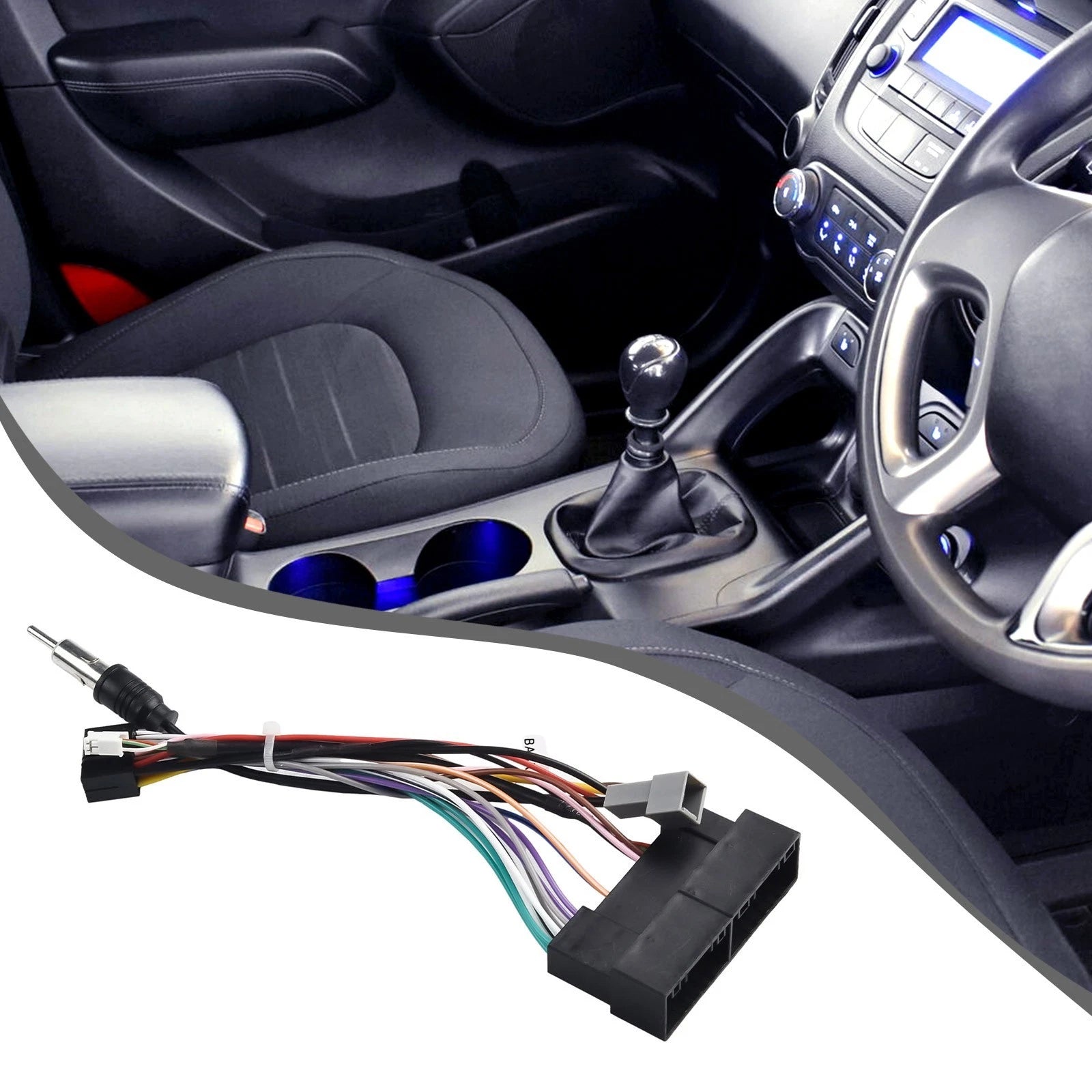 Audio Adapter Cable for Car Radio (ABS)