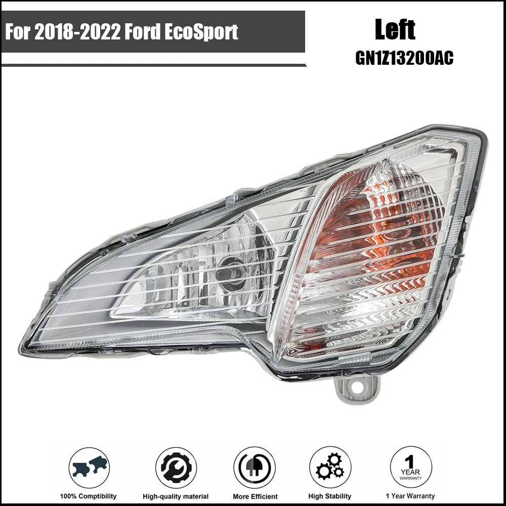 Left Halogen Fog Light Assembly for Ford EcoSport (2018–2022)