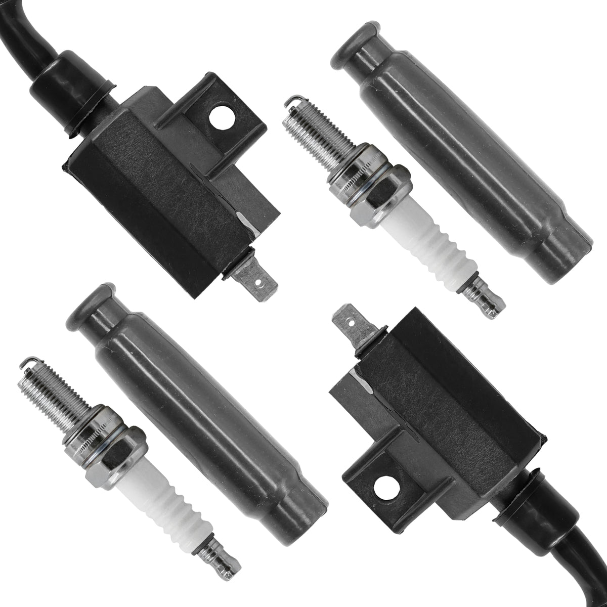 Ignition Coil Replacement with Spark Plug Cap for Kawasaki Teryx 750 KRF750 (2008–2008)