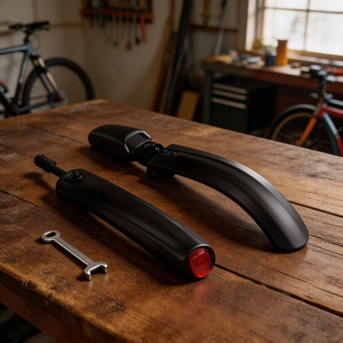 Adjustable Bicycle Fender for Clean Riding