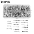290Pcs Car Wire Terminal Pins for Various Makes and Models (Universal)