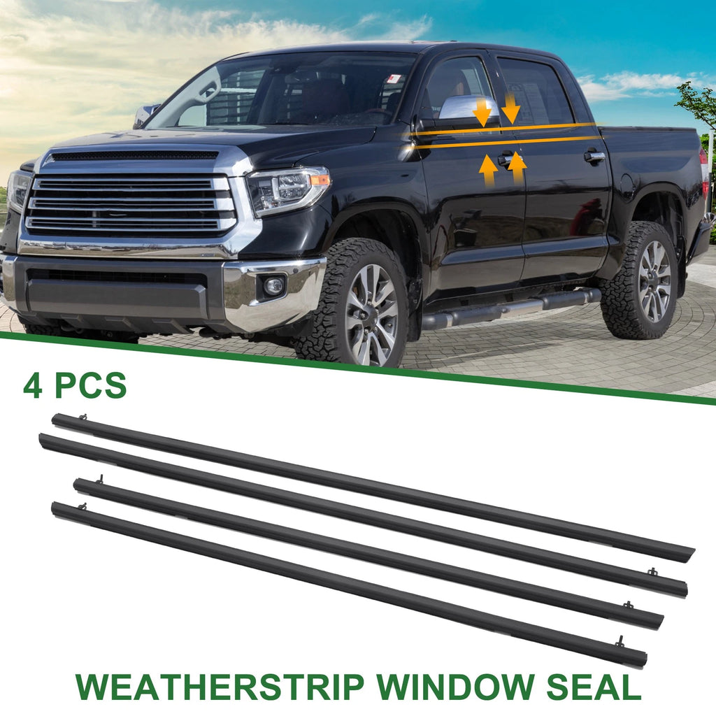 Window Weatherstrip Seal Set Front Pair for Honda Civic (2006–2011)