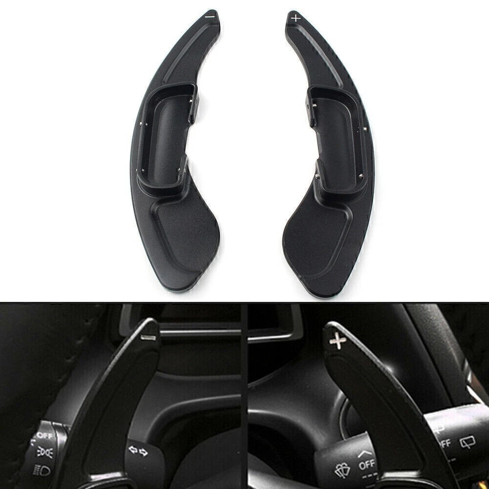 Black Steering Wheel Shift Paddle Shifter for Mazda Atenza/Axela (2014–2018)
