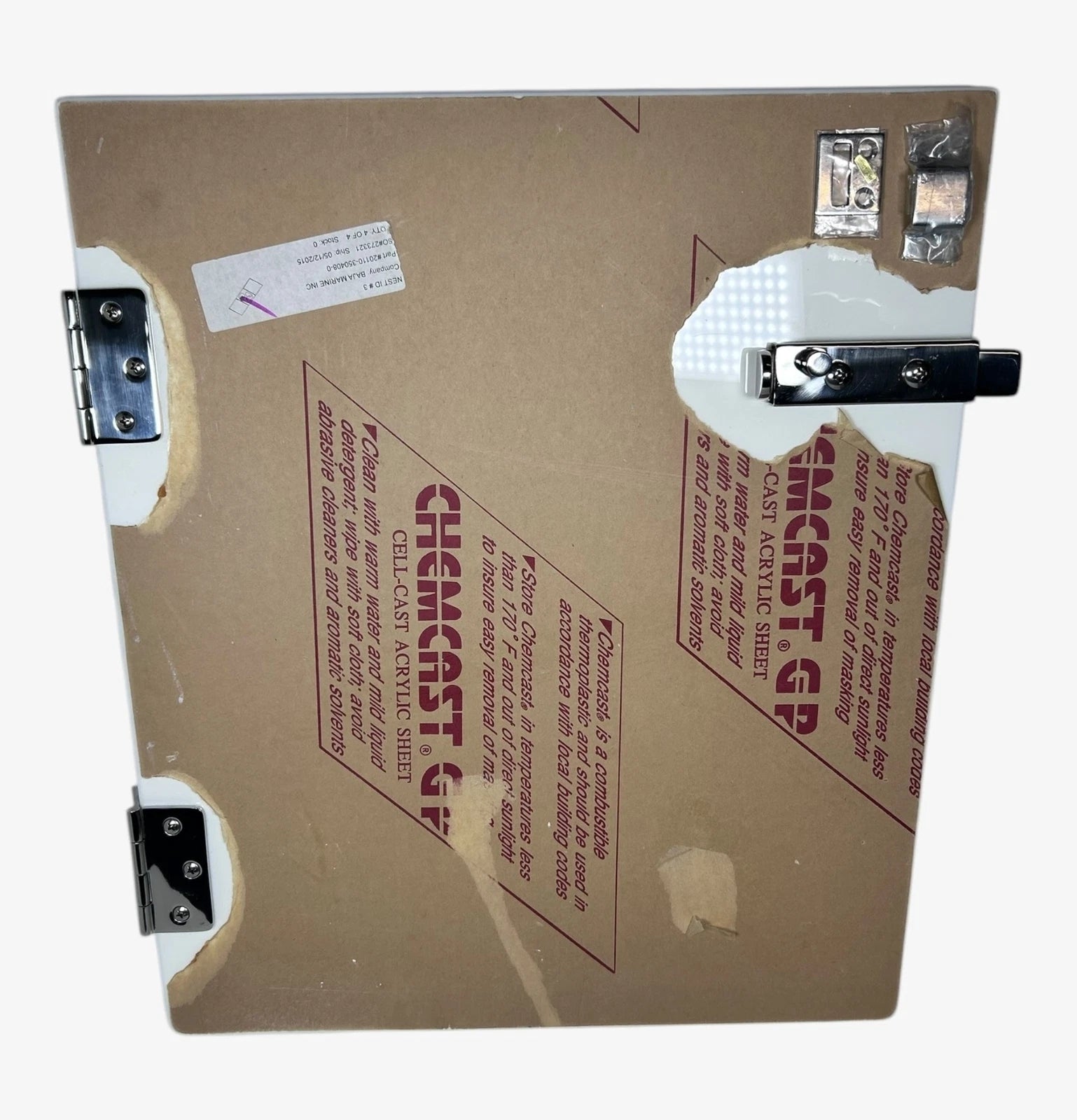 Transom Door with Pull Latch Lock for Pro Line Marine (21 3/8'' x 18'')