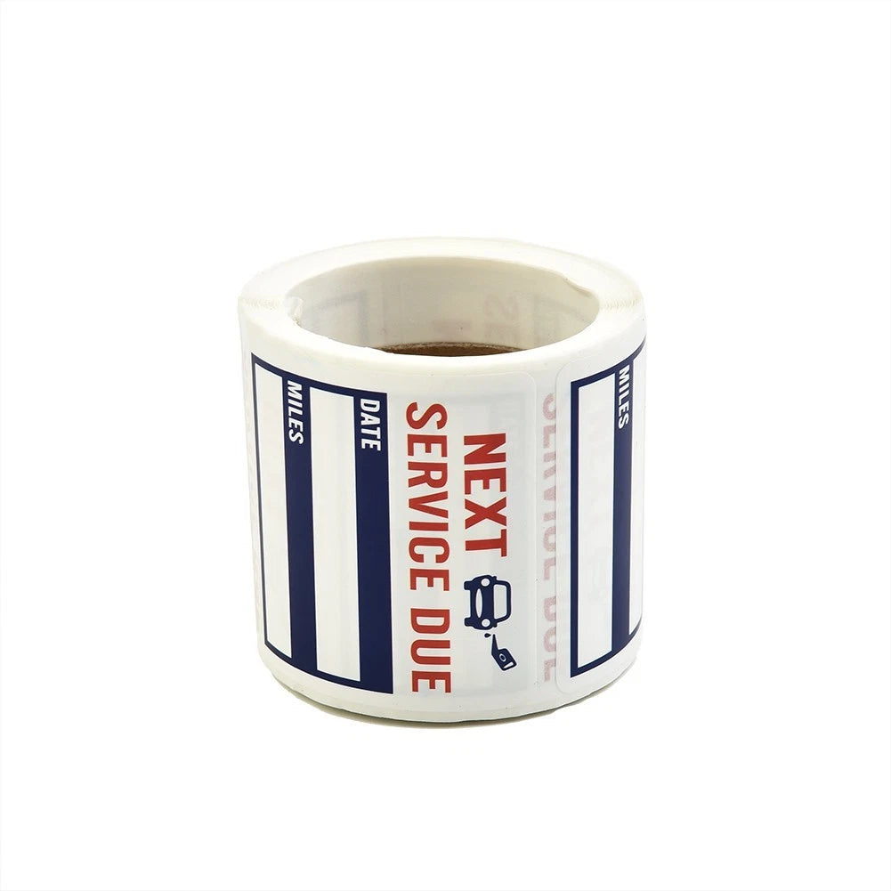 150PCS Oil Change Service Reminder Stickers for Clear Windows