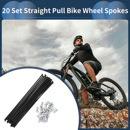 Bike Wheel Spokes Straight Pull 130mm Set for 14G (2003–2003)