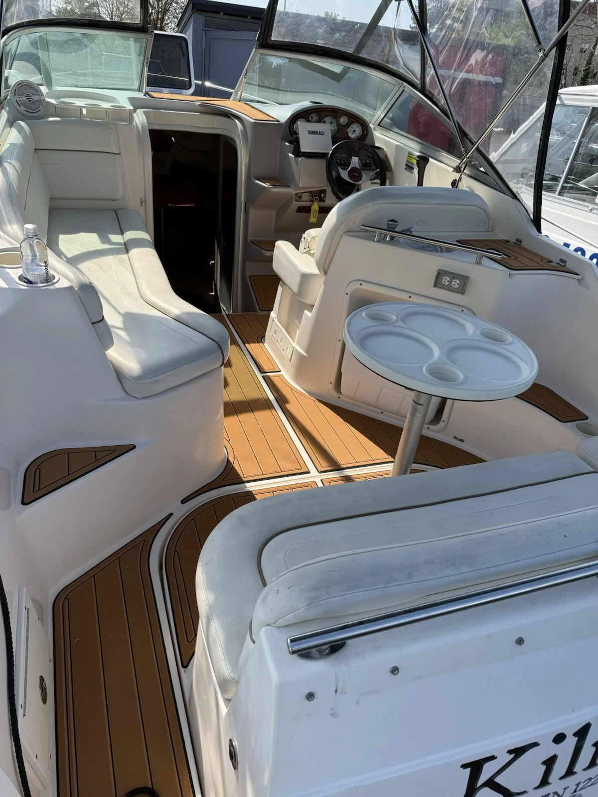 EVA Teak Deck Floor Pad for Rinker 250 Fiesta Vee (2002)