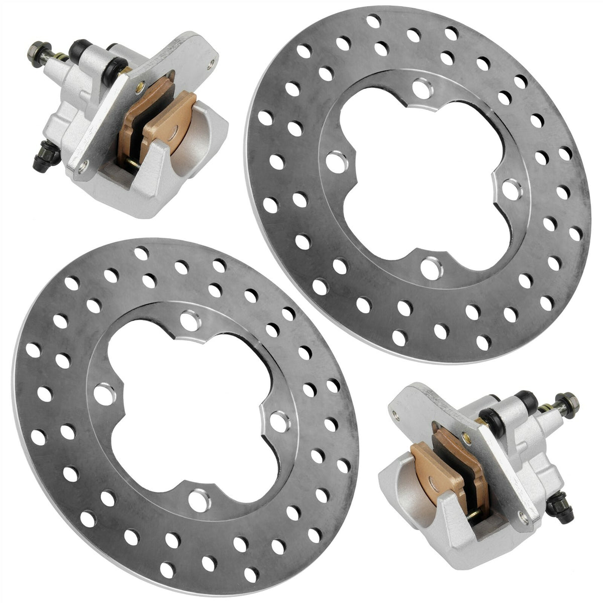 Front Brake Disc Rotor and Caliper for Honda Rancher 420 TRX420FE (2009–2013)