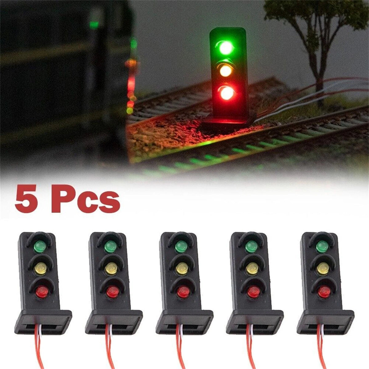 Traffic Light for Train Model (1:87 Scale)