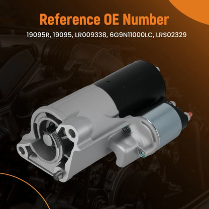 1.1KW Starter Motor for Land Rover LR2 (2008–2012) S0461 10Teeth