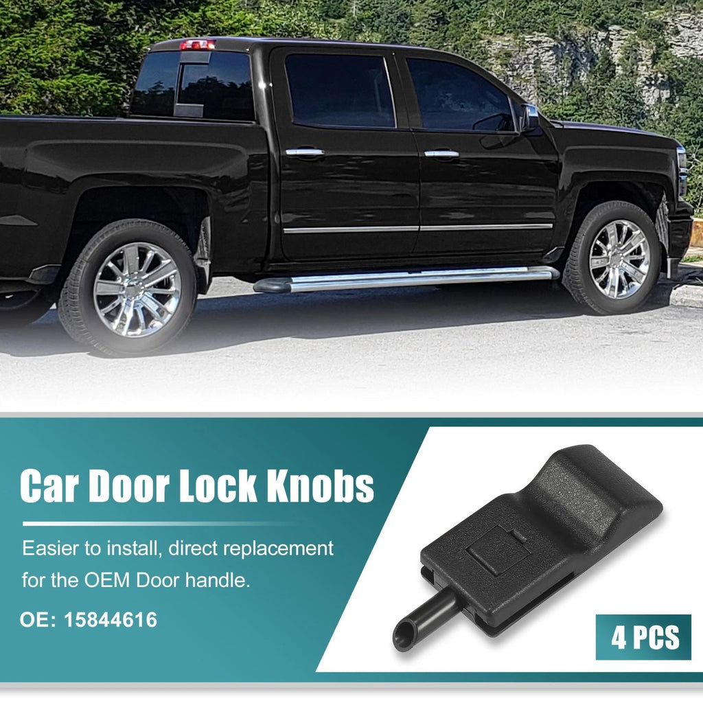 Door Lock Knob Front Left Right Replacement for Chevy Avalanche (2007–2013)