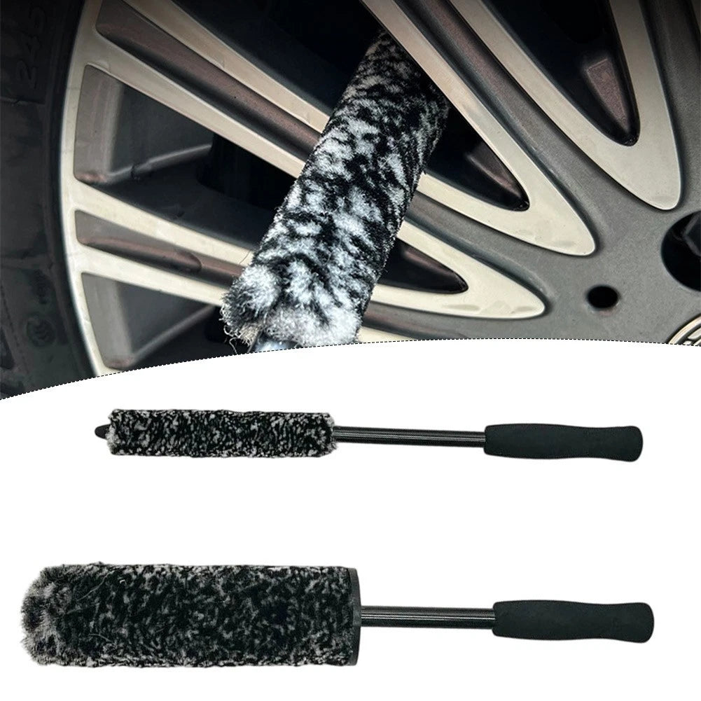 Car Rim For Cleaning Brushes 2 pcs Microfiber 40x3cm + 45x7cm for Detailing