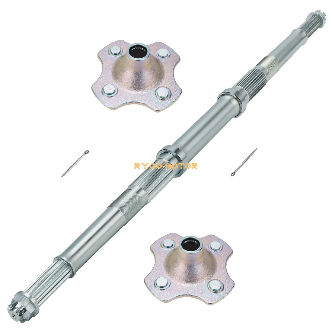 Rear Axle Shaft with Wheel Hub Nuts for Honda TRX300 Fourtrax 300 (1992–2000)