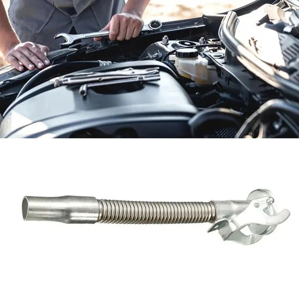 Thickened Carbon Steel Jerry Can Spout for Metal Cans Smooth Controlled Pouring