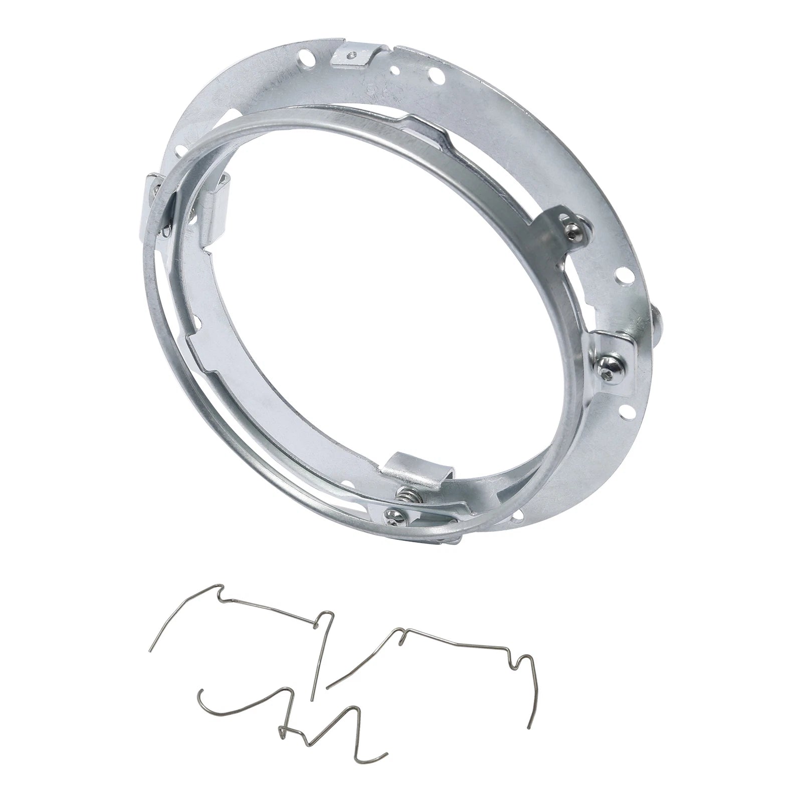 7" HID LED Headlight Mounting Ring Bracket for Harley Touring Softail