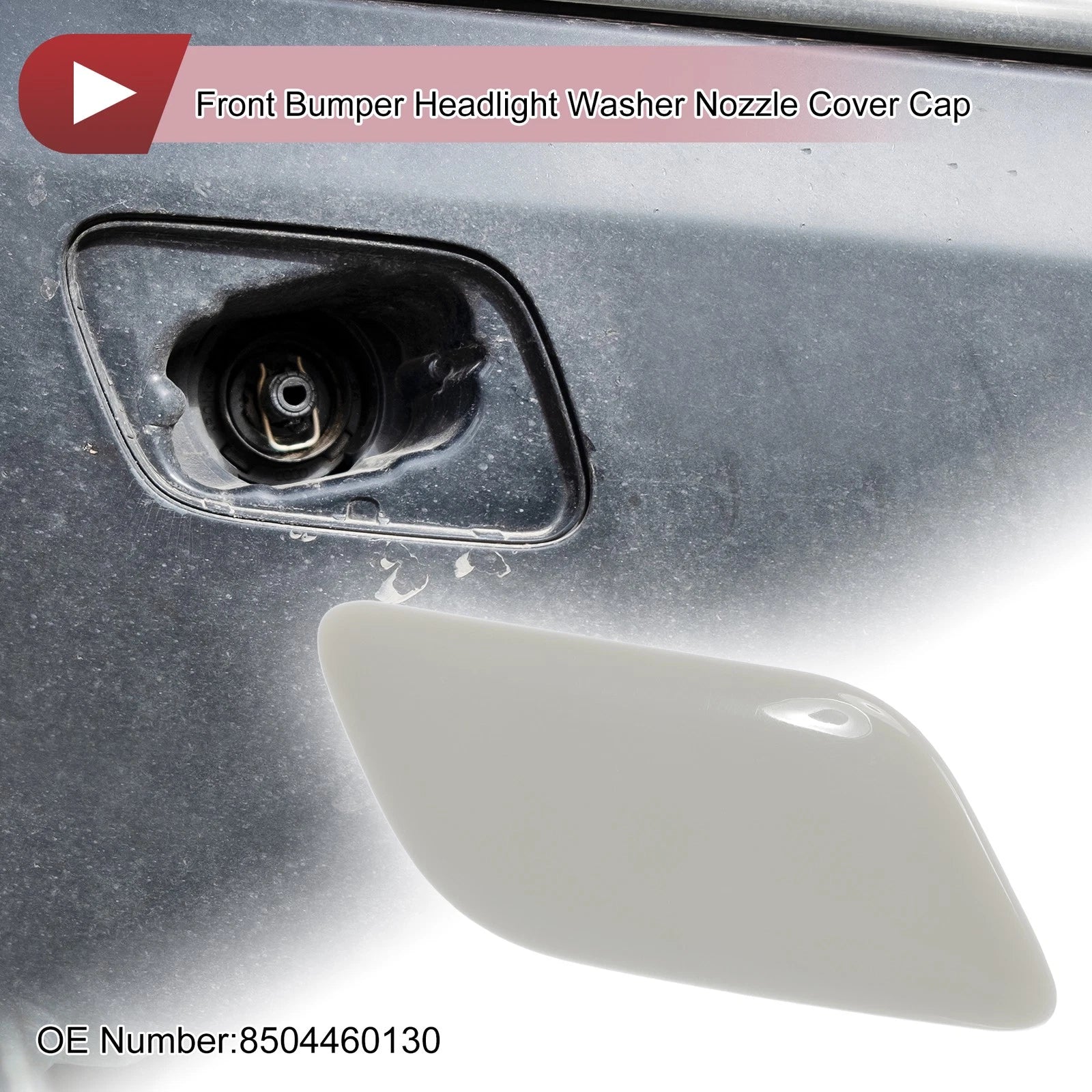 Front Right Washer Nozzle Cover Cap for Lexus LX570 (2008–2011) Unpainted