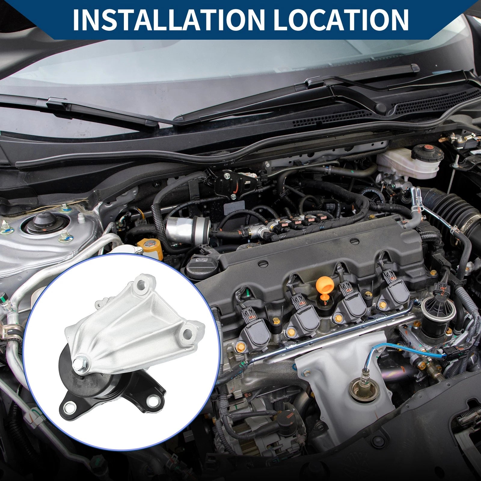 Engine Motor Mount Transmission Mount Replacement for Honda Accord (2008–2012)