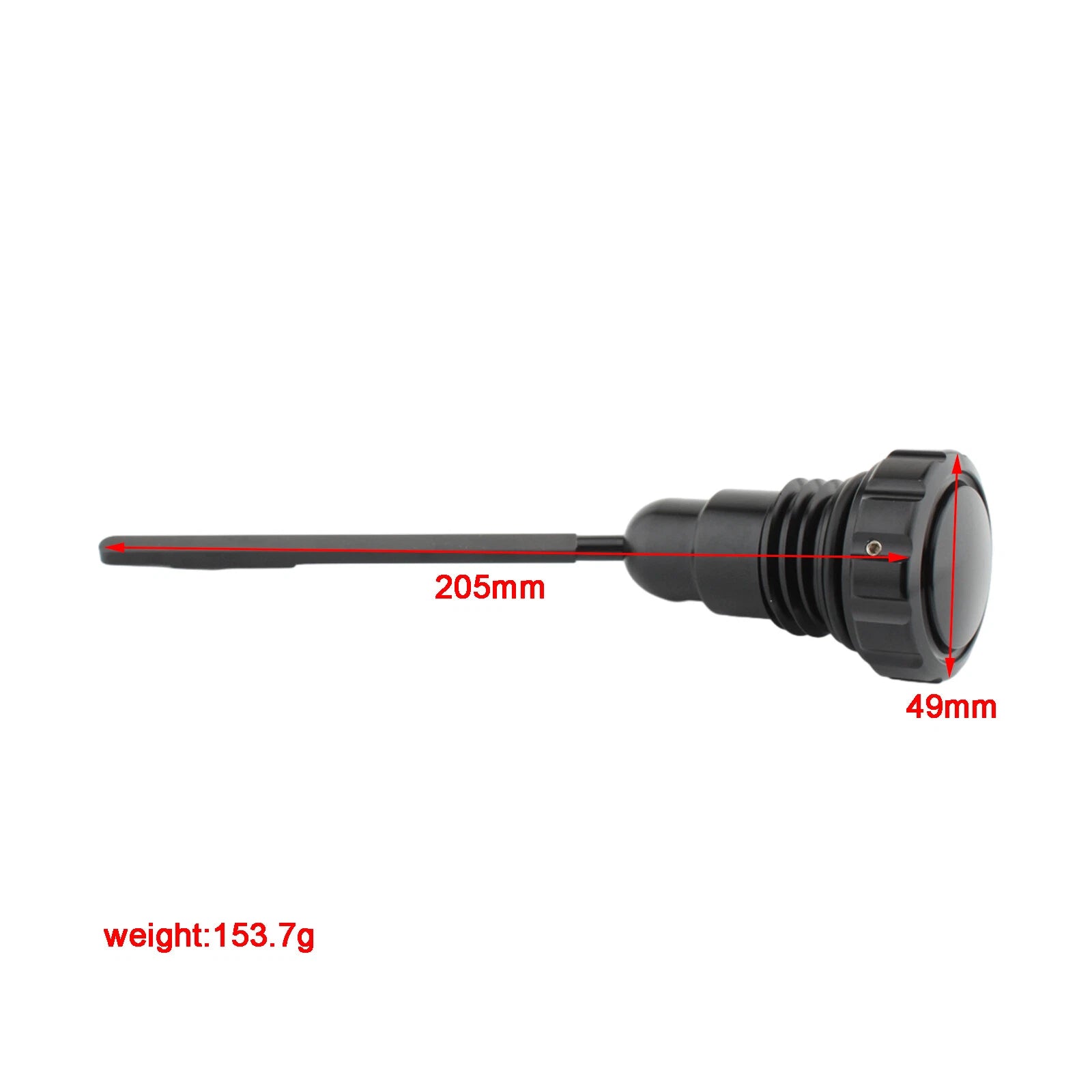 Oil Dipstick Tank Cap Plug for Harley Touring FLH/T (2007–2016) Black T9