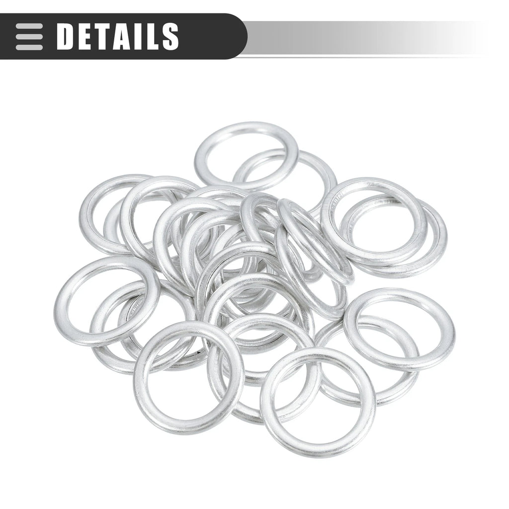 Oil Drain Plug Gasket Kit 25 Pcs Replacement for Audi A3 (2009–2013)