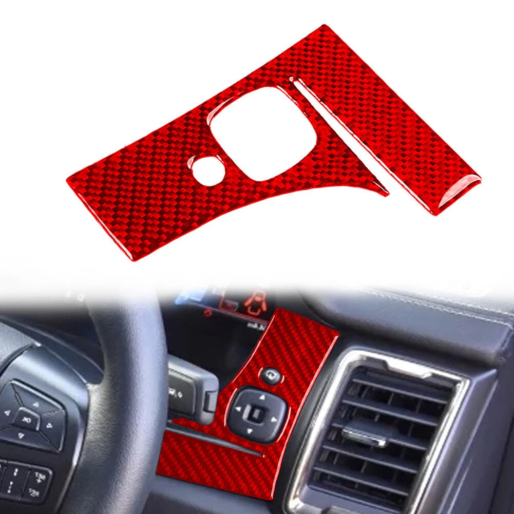 Rearview Mirror Control Panel Cover Trim Strip for Ford Ranger (2015–2023)