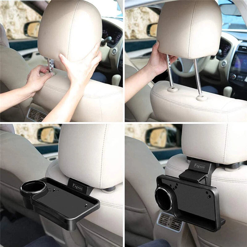 Folding Table Car Back Seat Organiser for Universal Fit (2010–2023)