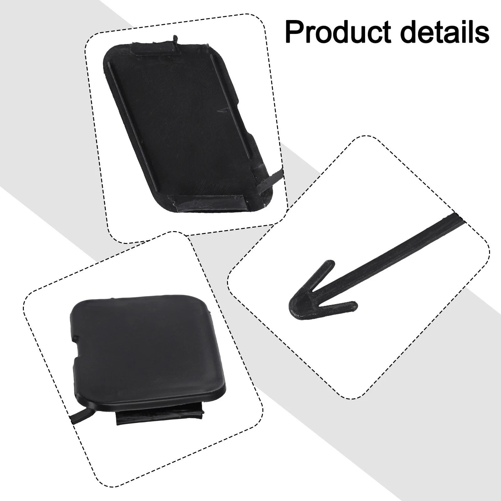 Front Bumper Towing Hook Cover for Suzuki Swift (2017–2021)