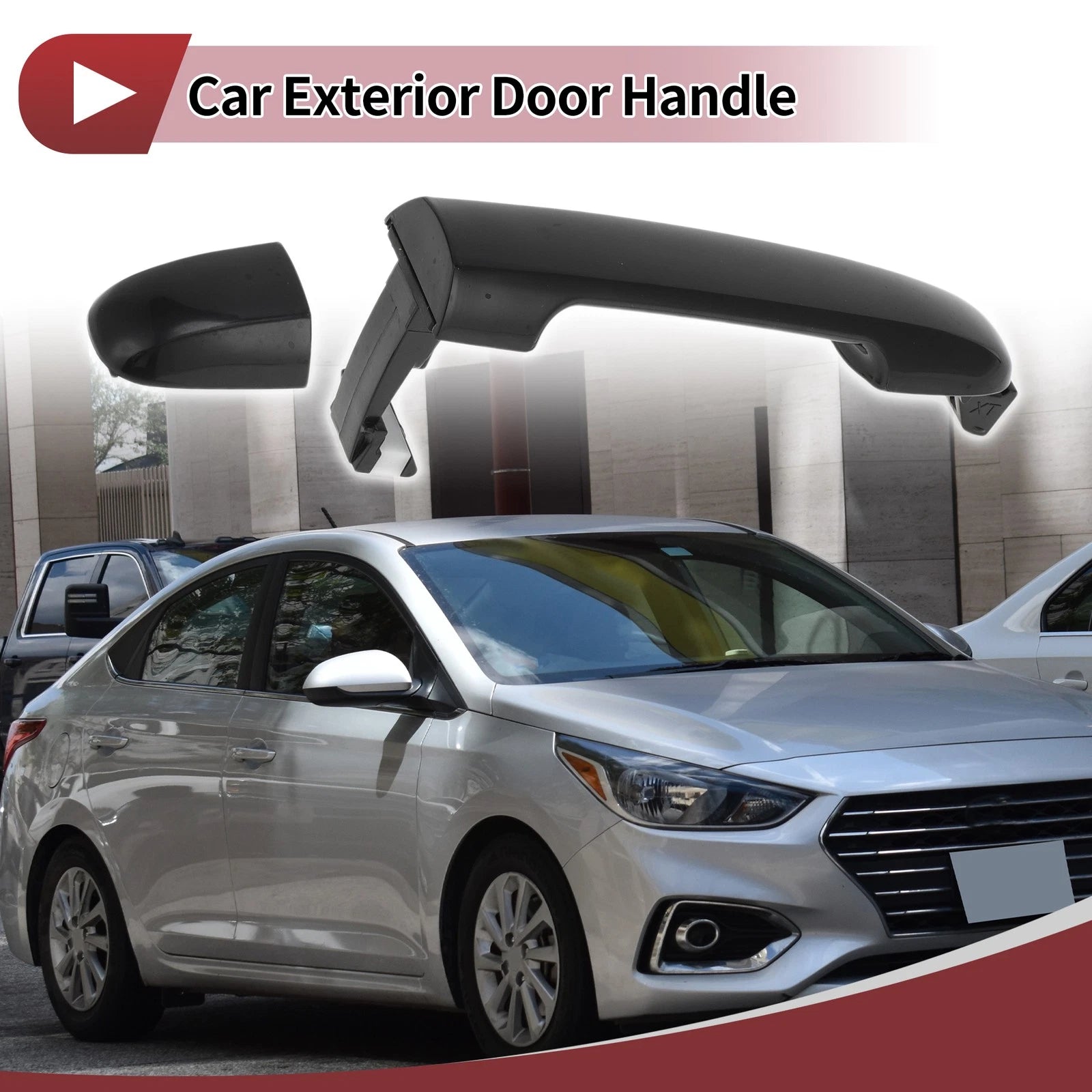 Car Door Handle Grip Replacement for Hyundai Sonata (2005–2010) Rear