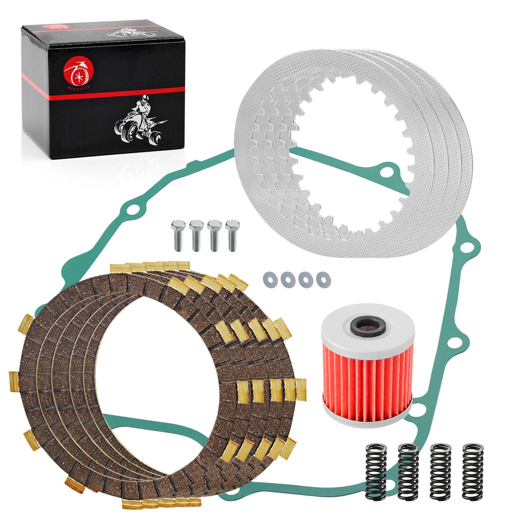 Clutch Kit, Gasket & Oil Filter for Kawasaki Ninja 250R EX250F (1988–2007)