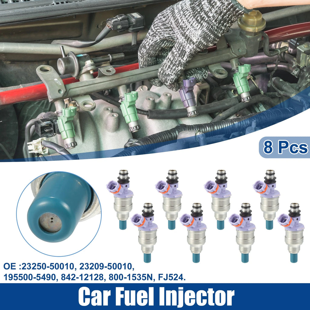 8 Pcs Fuel Injector Nozzle Replacement for Lexus LS400 (1990–1993)