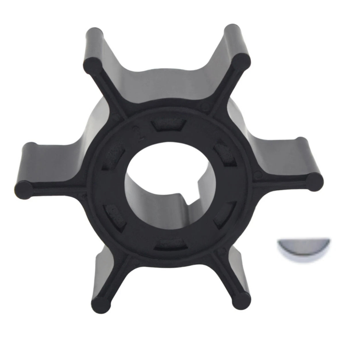 Water Pump Impeller for Yamaha Outboard 6HP 8HP 2-Stroke (6G1-44352-00)
