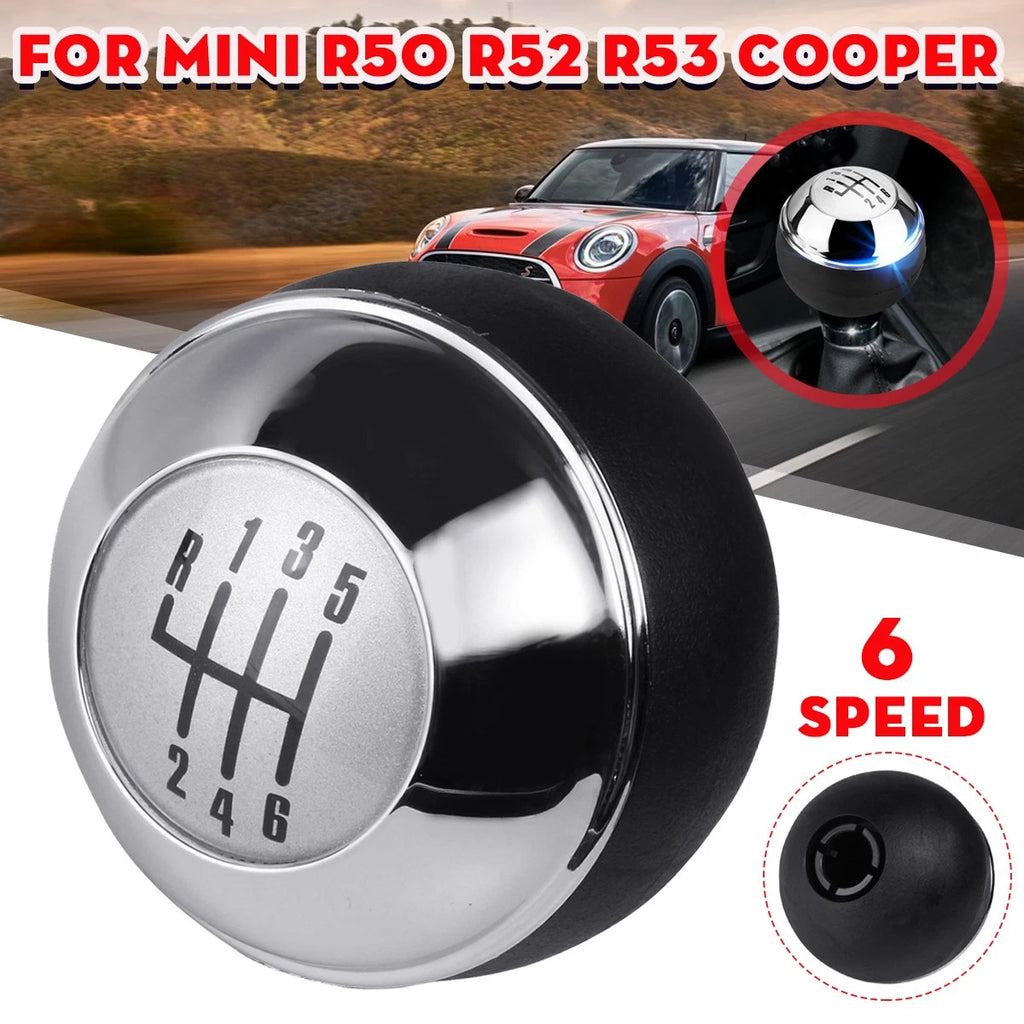 6 Speed Gear Shift Knob for Mini Cooper S R52 R53 (2001–2008)