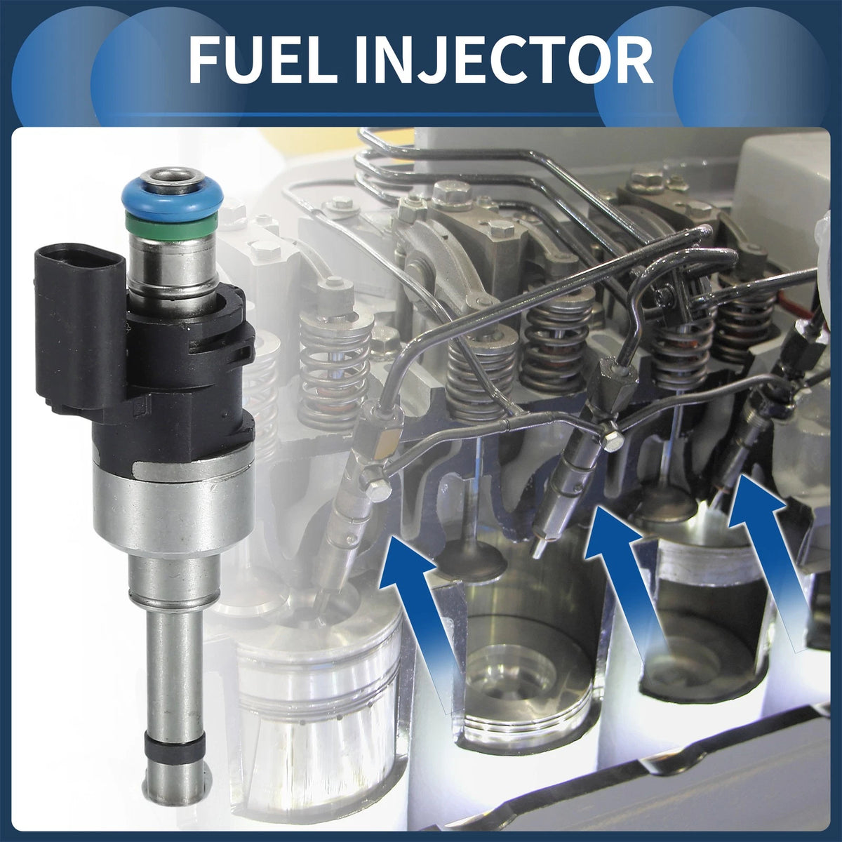 Fuel Injector Replacement for Ford Escape 1.5L (2018–2019) Set of 4