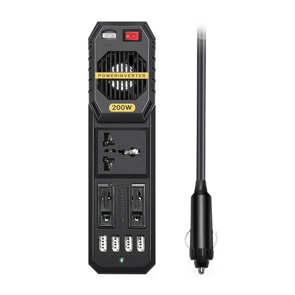 12V to 220V Adapter Charger Socket for Car Power Conversion