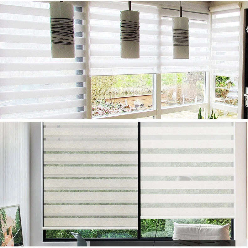 67" Zebra Blinds Shade for HTTMT Horizontal Windows (Day Night Dual Layer)