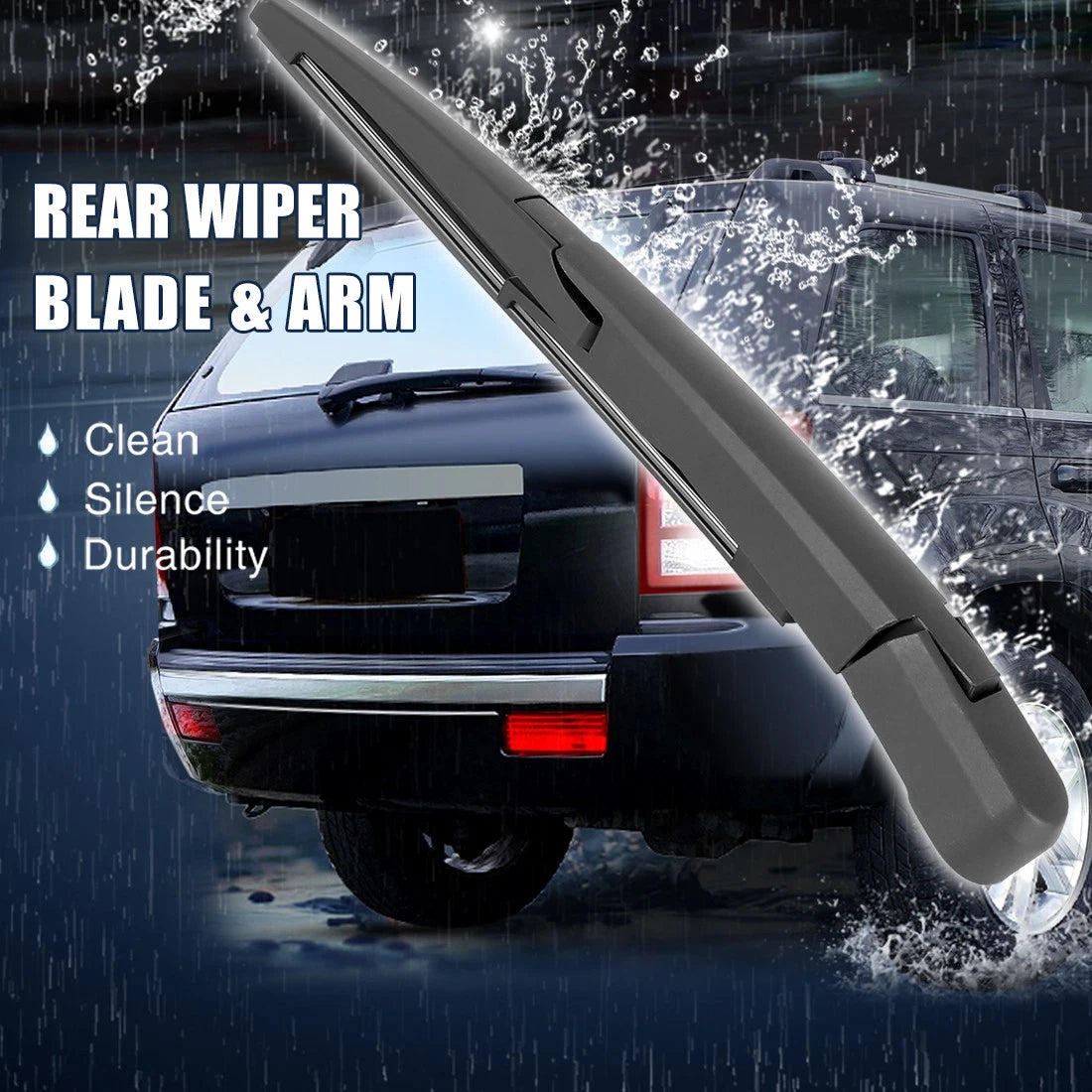 Rear Windshield Wiper Blade Arm Set 240mm for Chevrolet Orlando (2011–2018)