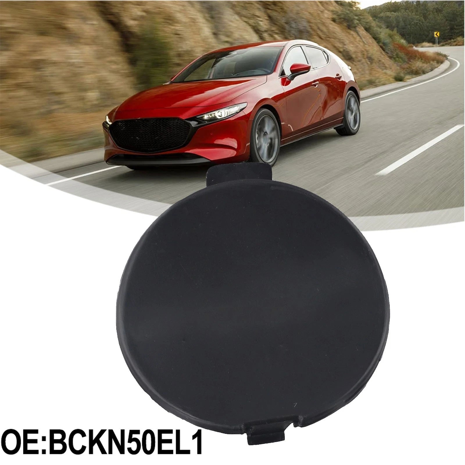 Bumper Tow Eye Cover for Mazda 3 Hatchback (2019–2023)